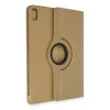 İpad 2022 10.9 (10.nesil) Kılıf 360 Tablet Deri Kılıf - Gold