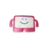 iPad 2022 10.9 (10.nesil) Kılıf Karakter Tablet Silikon - Pembe