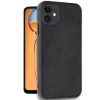 İphone 11 Kılıf Aras Deri Kapak - Siyah