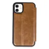 İphone 11 Kılıf Flip Cover - Taba