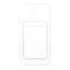 İphone 11 Kılıf Kart Şeffaf Silikon - Şeffaf