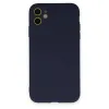 İphone 11 Kılıf Nano İçi Kadife Silikon - Lacivert