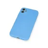 İphone 11 Kılıf Nano İçi Kadife Silikon - Mavi