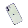 iPhone 11 Kılıf Razer Lensli Silikon - Mor