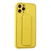 iPhone 11 Pro Kılıf Coco Deri Standlı Kapak - Sarı