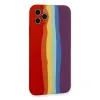 İphone 11 Pro Kılıf Ebruli Lansman Silikon - Kırmızı-mor