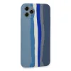 İphone 11 Pro Kılıf Ebruli Lansman Silikon - Mavi-gri