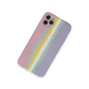 İphone 11 Pro Kılıf Ebruli Lansman Silikon - Pembe-lila