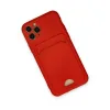 İphone 11 Pro Kılıf Kelvin Kartvizitli Silikon - Kırmızı