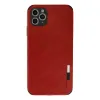 İphone 11 Pro Kılıf Loop Deri Silikon - Kırmızı