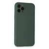 İphone 11 Pro Kılıf Nano İçi Kadife Silikon - Koyu Yeşil