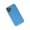 İphone 11 Pro Kılıf Nano İçi Kadife Silikon - Mavi