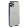 iPhone 11 Pro Kılıf Razer Lensli Silikon - Mor