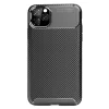 İphone 11 Pro Max Kılıf Auto Focus Karbon Kapak - Siyah
