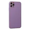 İphone 11 Pro Max Kılıf Coco Deri Silikon Kapak - Lila