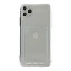 iPhone 11 Pro Max Kılıf Kart Şeffaf Silikon - Şeffaf