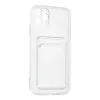 iPhone 11 Pro Max Kılıf Kart Şeffaf Silikon - Şeffaf