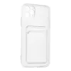 İphone 11 Pro Max Kılıf Kart Şeffaf Silikon - Şeffaf