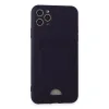 İphone 11 Pro Max Kılıf Kelvin Kartvizitli Silikon - Derin Mor