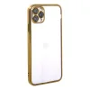 iPhone 11 Pro Max Kılıf Razer Lensli Silikon - Gold