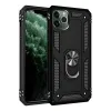 İphone 11 Pro Max Kılıf Sofya Yüzüklü Silikon Kapak - Siyah