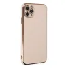 İphone 11 Pro Max Kılıf Volet Silikon - Pembe