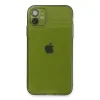 İphone 12 Kılıf Fly Lens Silikon - Yeşil