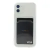 iPhone 12 Kılıf Kart Şeffaf Silikon - Şeffaf