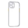 İphone 12 Kılıf Miami Şeffaf Silikon - Lila