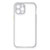 İphone 12 Kılıf Miami Şeffaf Silikon - Lila