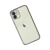 iPhone 12 Kılıf Razer Lensli Silikon - Siyah