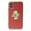 İphone 12 Kılıf Store Silikon - Kırmızı