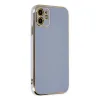 iPhone 12 Kılıf Volet Silikon - Mavi