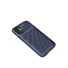 İphone 12 Mini Kılıf Auto Focus Karbon Kapak - Lacivert