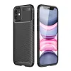 İphone 12 Mini Kılıf Auto Focus Karbon Kapak - Siyah