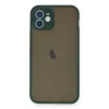 İphone 12 Mini Kılıf Montreal Silikon Kapak - Yeşil