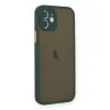 İphone 12 Mini Kılıf Montreal Silikon Kapak - Yeşil