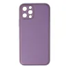 İphone 12 Pro Kılıf Coco Deri Silikon Kapak - Lila
