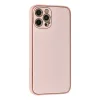 İphone 12 Pro Kılıf Coco Karbon Silikon - Pembe