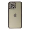 İphone 12 Pro Kılıf Joke Taşlı Silikon - Siyah