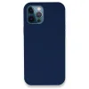 İphone 12 Pro Kılıf Lansman Legant Silikon - Lacivert