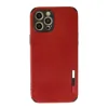 İphone 12 Pro Kılıf Loop Deri Silikon - Kırmızı