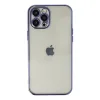 İphone 12 Pro Kılıf Razer Lensli Silikon - Mor