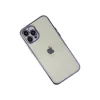 iPhone 12 Pro Kılıf Razer Lensli Silikon - Mor