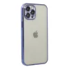 İphone 12 Pro Kılıf Razer Lensli Silikon - Mor