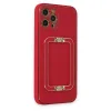 İphone 12 Pro Max Kılıf Coco Elit Kapak - Kırmızı
