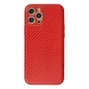 İphone 12 Pro Max Kılıf Coco Karbon Silikon - Kırmızı