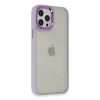 İphone 12 Pro Max Kılıf Dora Kapak - Lila