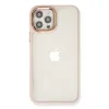 İphone 12 Pro Max Kılıf Dora Kapak - Pudra