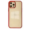 İphone 12 Pro Max Kılıf Element Silikon - Kırmızı